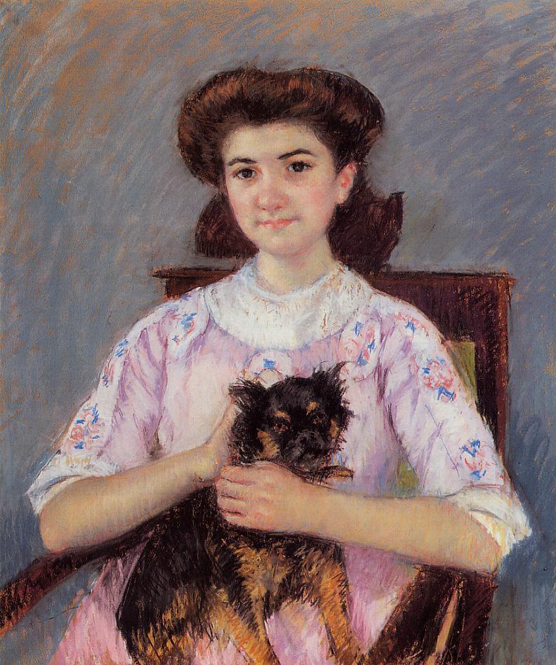 Portrait of Mie Louise Durand Ruel - Mary Cassatt Painting on Canvas